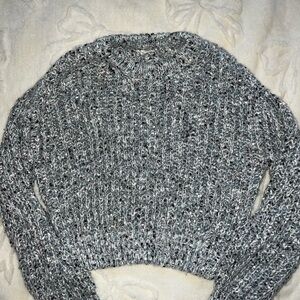 Garage Chunky Knit Gray Sweater